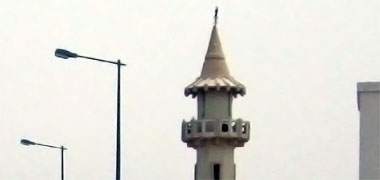 The top of a minaret at al-Khor – with the permission of mistymorning23 on Flickr