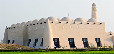 The new mosque under construction at al Khuwair in 2010