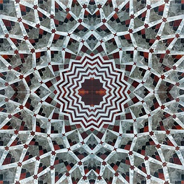 A develoopment of a piece of geometrical artwork