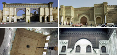 Elements of the development at Meknes, Morocco