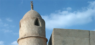 A minaret at al-Salata, Doha, November 1976