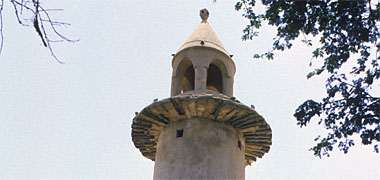 The head of the minaret at Umm Salal Muhammad, May 1979