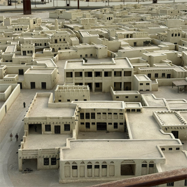 Part of the modelling of Doha in the 1930s and 1940s – courtesy of Abdulrahman al-Mana