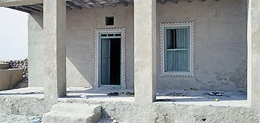 A door and window at al-Mufjar