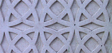 Pre-cast concrete naqsh panel