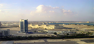 A view from the Sheraton of the New District of Doha