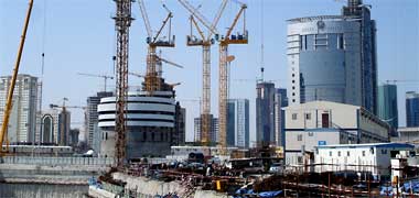 Construction moving rapidly on the New District of Doha