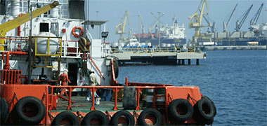 Activity in the port