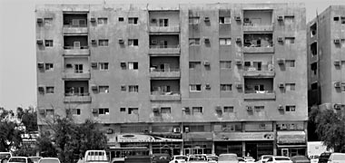 An old apartment building from the nineteen seventies 