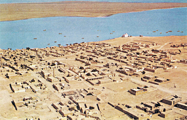 An aerial view of al-Khor – permission requested