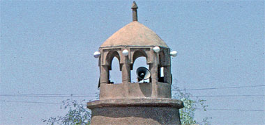 A detail of an old mosque in Doha, August 1980