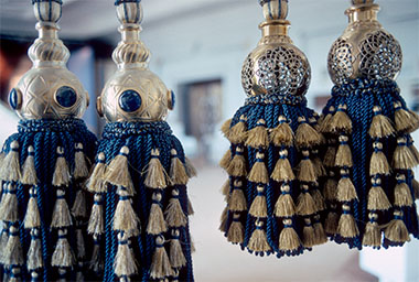 Two pairs of decorative curtain tassels