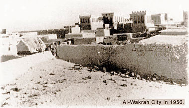 Housing at Wakra in 1957