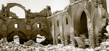 Ruins in Zubara in 1960