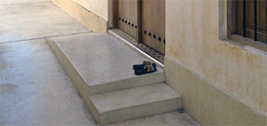 Entrance to the women&rsquo;s mosque – courtesy of Fadi Hassen