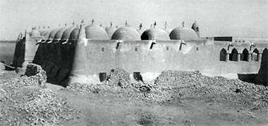 A view of the al-Qubib mosque taken from the south-west