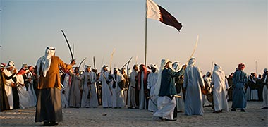The national flag at a razeef