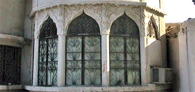 View of a bay window in a residential development in Rumaillah, 2002