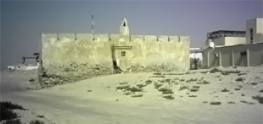 The ruins of a mosque at Ruwais