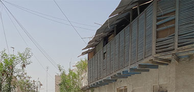 A detail view of first floor screening in Doha, 2013 – with the permission of we_like_it on Flickr