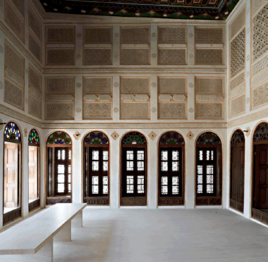 Internal elevation of the Siyadi Majlis and Pearl museum – permission requested from the architect