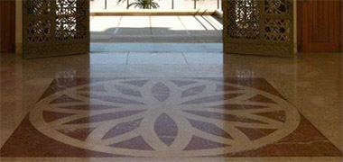 Floor decoration – with permission from Grant Macdonald
