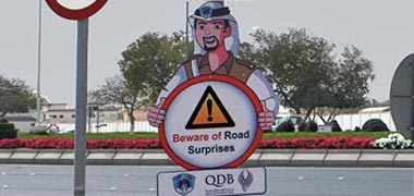 A cautionary traffic sign – with permission from Kombizz on Flickr