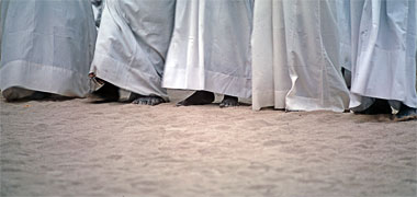 A variety of thub hem lengths