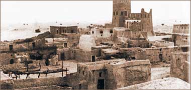 Buildings at Umm Salal Muhammad in 1955