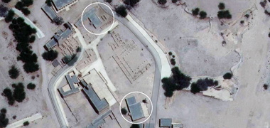 View of a mosque at Umm Salal Muhammad in December 2019 – courtesy of Esri World Imagery Wayback