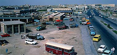 A view west along al-Jasra of the Diwan al-Amiri, April 1972