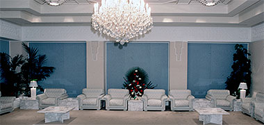 The airport VIP majlis used for the reception of guests to the country