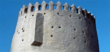 A detail of the north-east tower