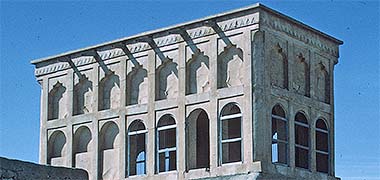 Detail of a first floor room in Wakra, April, 1972