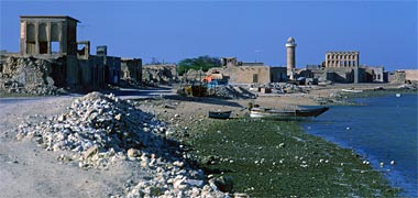 A view along Wakra foreshore in the 1970s