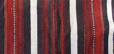 The pattern of a piece of tent wall lining material The pattern of a piece of tent wall lining material