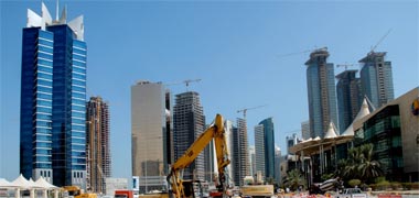 Typical large-scale project construction in the New District of Dohaconstruction