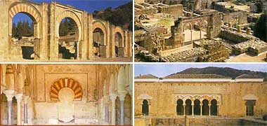 Ruins of Medinat al-Zahar outside Cordoba, Andalusia, Spain