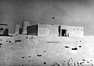 A view of the fort at Zubara taken in the 1960s – courtesy of Carole Drummond on Facebook
