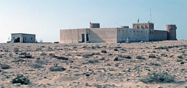 The fort at zubara photographed in March 1972