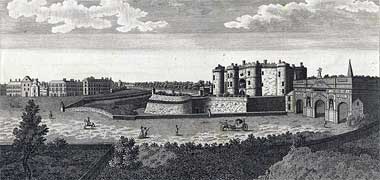 The East gate of the Bastille around 1780