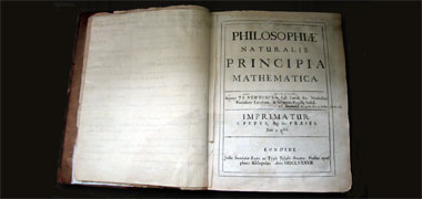 Newton’s copy of his ‘Principia’, with hand-written corrections for the second edition
