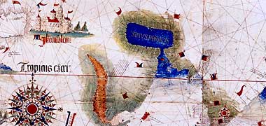 The Persian Gulf illustrated in this detail from the Cantino map of 1502
