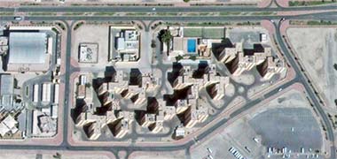 Intermediate Staff housing – courtesy of Google Earth