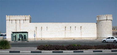 The west face of the al-Kuwt fort, August 2008