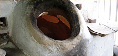 A traditional bread oven