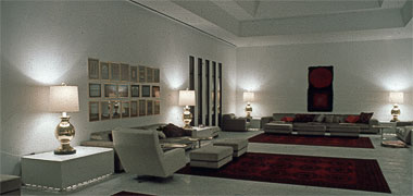 An interior view of the Guest Villas