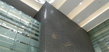 Massing of an internal screen in the Liberal Arts and Science Building (LAS) in Education City