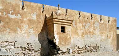 A ruined mosque at al Jumail