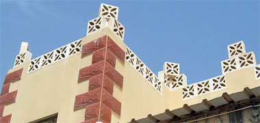 Corners of a new building in Ruwais